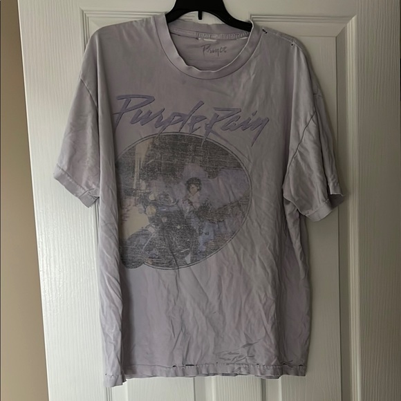 Prince Tops - Prince thrashed stained distressed tattered holes zombie grunge band t shirt